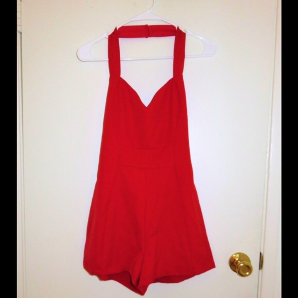Vintage Style Retro Rockabilly Romper NWOT
